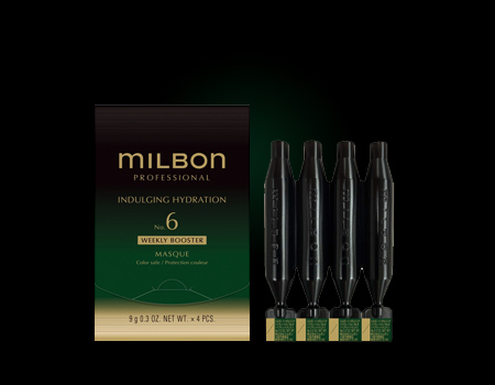 Milbon premium indulging hydration no6 weekly booster