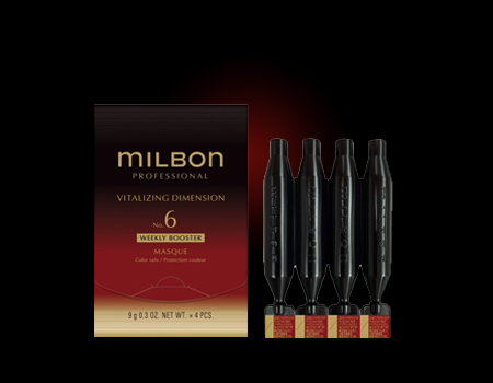 Milbon premium vitalizing dimension no6 weekly booster