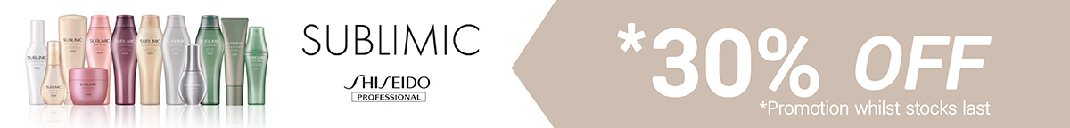Shiseido Sublimic haricare product 30% Off Promotion